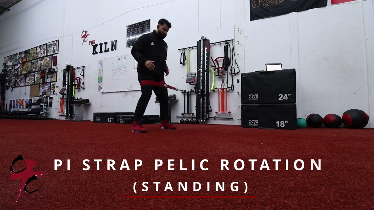 PI STRAP PELVIC ROTATION STANDING
