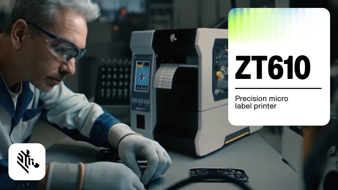 ZT610 Precision Micro Label Printer | Zebra - YouTube