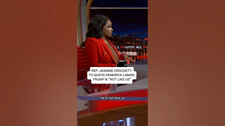 Rep. Jasmine Crockett: To quote Kendrick Lamar, Trump is 'not like us'