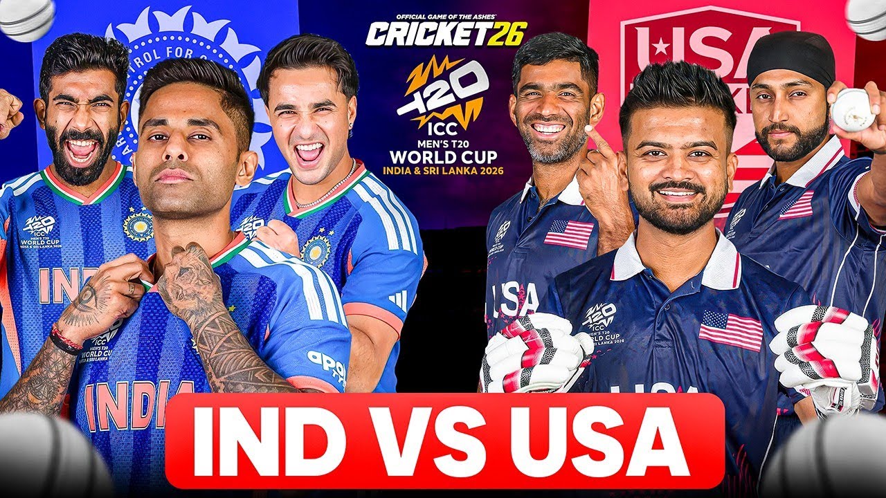 INDIA🇮🇳 VS USA🇺🇸 | T20 WORLD CUP 2026🏆 | MATCH NO.1🔥|