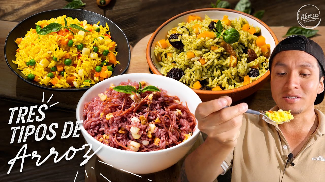 3 ARROCES NAVIDEÑOS FACILES 🎄 | El Por Que No Debes Sobre Cocinar Los Vegetales | Abelca