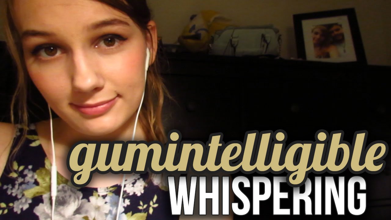 [BINAURAL ASMR] 20+ Minutes of Gumintelligible Whispering :) (w/ breathing sounds)