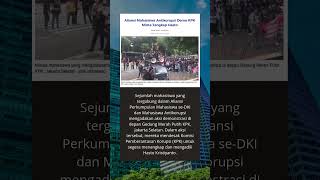 Mahasiswa Demo Di Kpk Tuntut Tangkap Hasto Kristiyanto