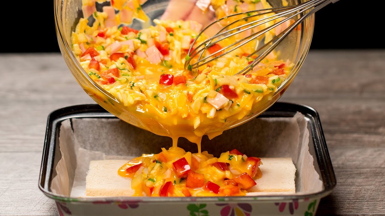 ¡Receta rápida de tarta salada! − ¡Se puede servir como aperitivo o plato principal! | Gustoso. TV