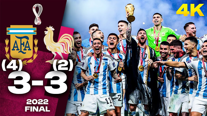 Argentina (4)3-3(2) Francia 4K 🏆 Catar 2022 🎙️ Narración argentina