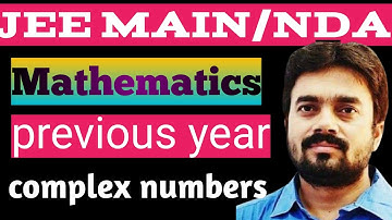 complex no. iit jee previous year question paper solution