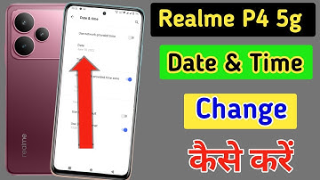 How to set date and time in Realme P4 5g/Realme P4 5g me time set kaise change kare | date setting