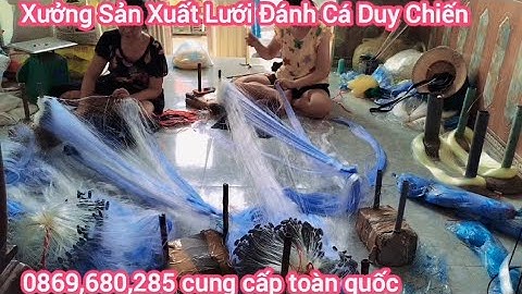 Lưới đánh bắt cá 3 màn 7 phân 8 phân 9 phân 10 phân Cao 2 mét - 6 Phân cao 1,5 m làm theo yêu cầu