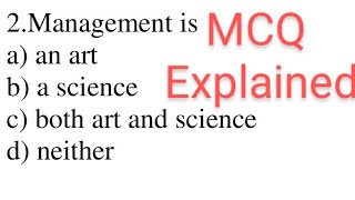 MCQs on Principles and functions of Management screenshot 4