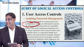 Famous CA INTER - EIS - AMENDMENTS SERIES - Lecture10 - Logical access controls Audit, Audit Trail Wealth
