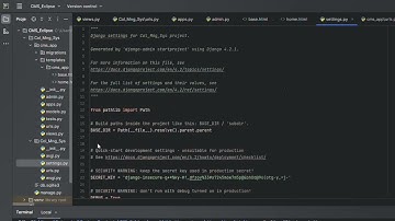 Solving the Static Syntax Error in Python/ Django