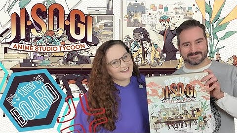 Jisogi Anime Studio Tycoon - Lets Review this board game from Esper Game Studios