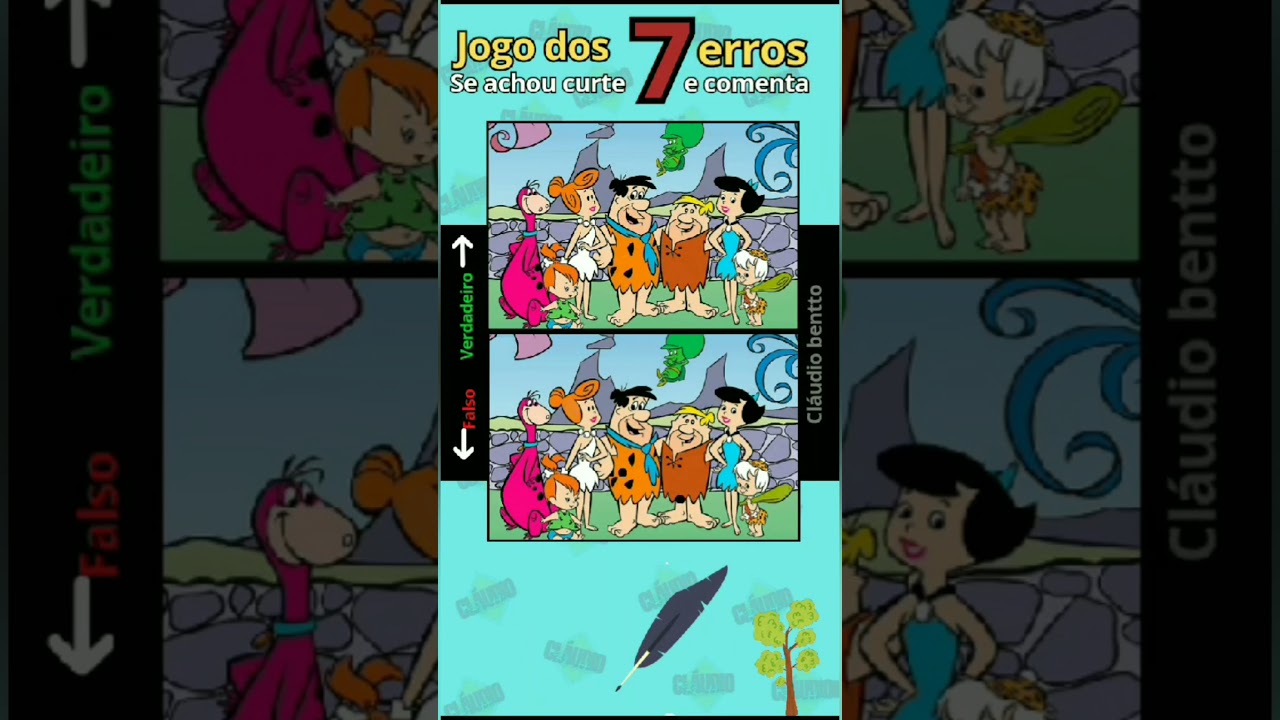 Jogo dos 7 erros: Os Flintstones - Página 2 de 2