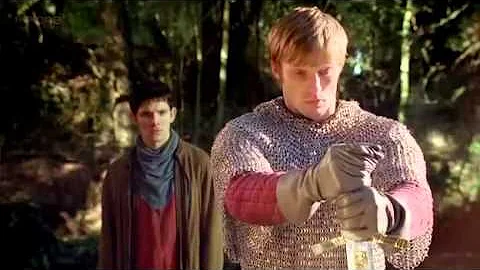 Merlin - Arthur pulls Excalibur from the stone 4x13.