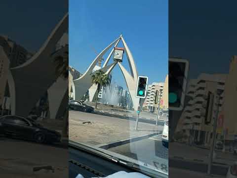 #dubai# Clock Tower# road