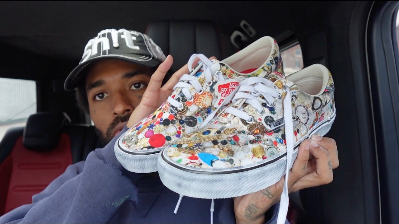Supreme x Mike Kelley Vans Authentic Review + On Foot - YouTube