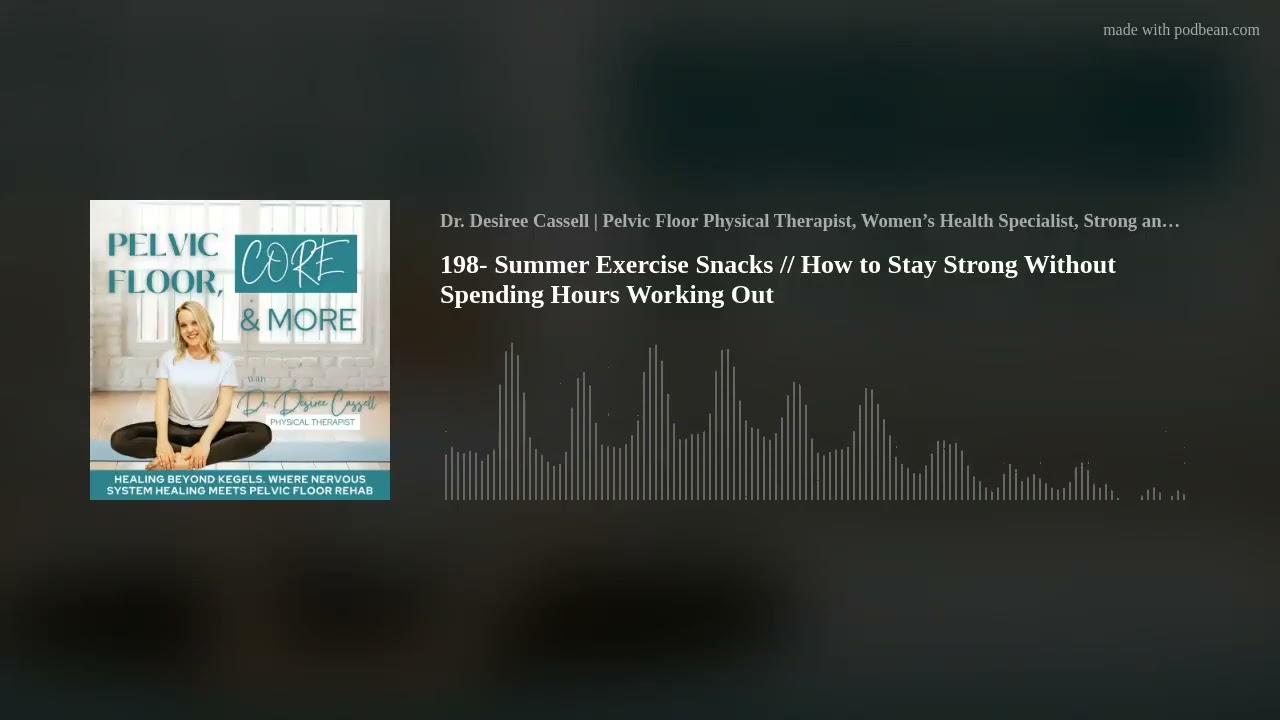 Summer Exercise Snacks // How to Stay Strong Without Spending Hours Working Out