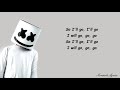 Marshmello ft. Bastille - Happier (Lyrics)