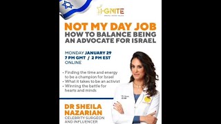 How to balance being an advocate for Israel – Dr Sheila Nazarian. Content
