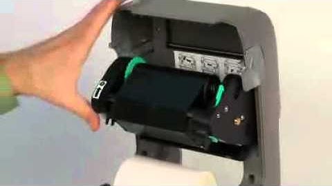 Datamax E Class Mark III - How to load Labels and Ribbons, Change Platten Roller and Print Head