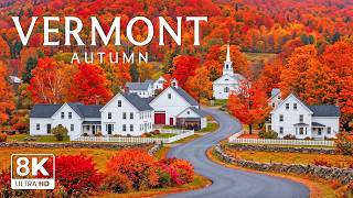 Vermont Autumn 8K Timeless Autumn Beauty - Woodstock Stowe Quechee Gorge