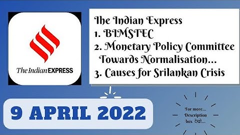 9th April 2022 | Gargi Classes The Indian Express Editorials and Ideas Analysis | Rajani Kant Lata