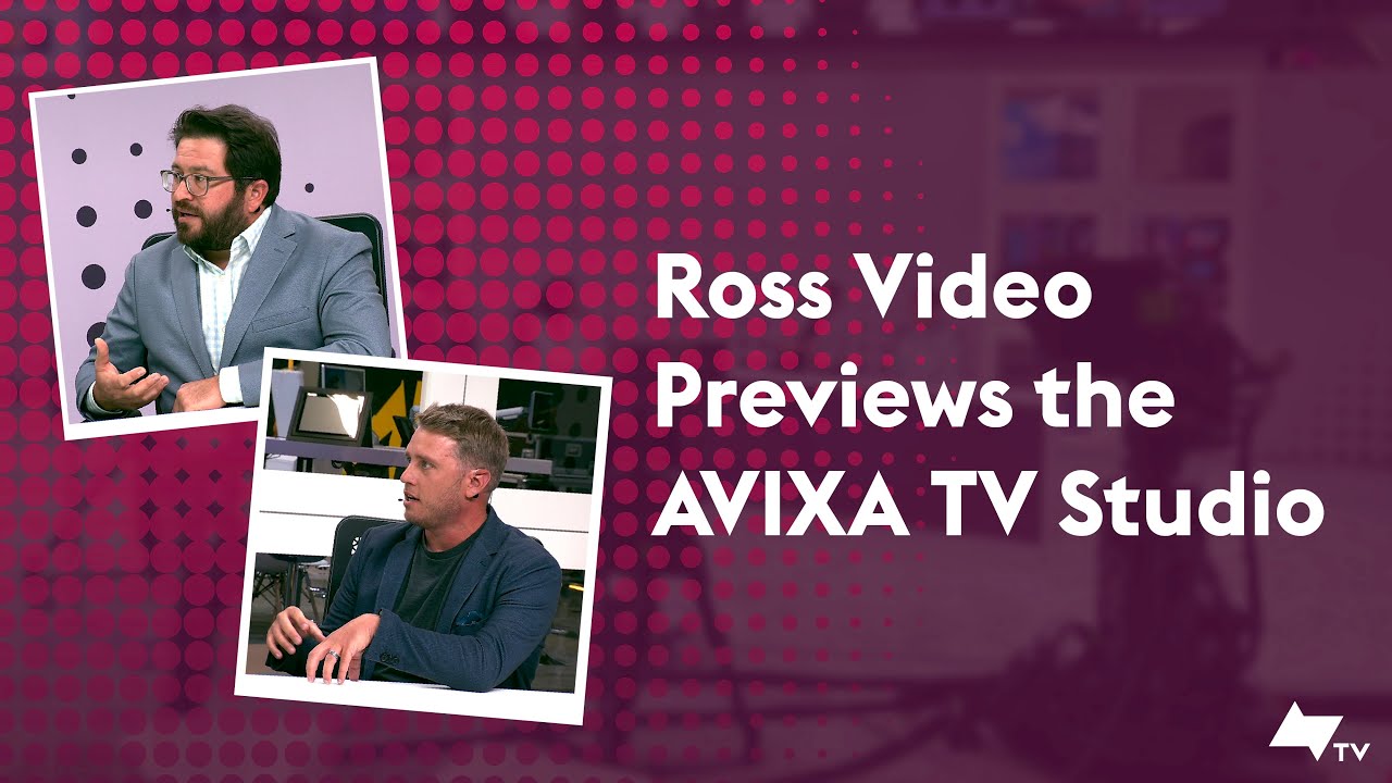 Ross Video Previews the AVIXA TV Studio - YouTube