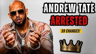 ANDREW TATE ARRESTED AGAIN — 59 CHARGES NOW (UK WANTS HIM)