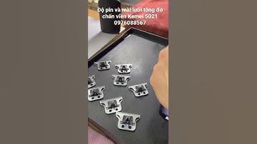 Độ pin và mài lưỡi tông đơ chấn viền Kemei 5021 | Quang 3S