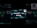 ChatGPT For EXCEL