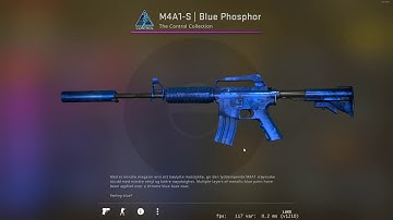 Opening m4a1-s bluephosphor from Control collection