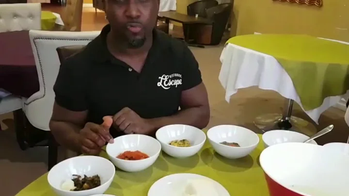 How to eat Fufu.  Egusi, Bitterleaf, Pepper Soup, Ogbono