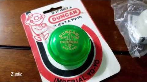 Duncan Imperial Yo-Yo 1986 and Duncan Glow Imperial Rice Krispies yoyo 1989