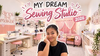 MY DREAM SEWING ROOM TOUR 2026 🧵🤍