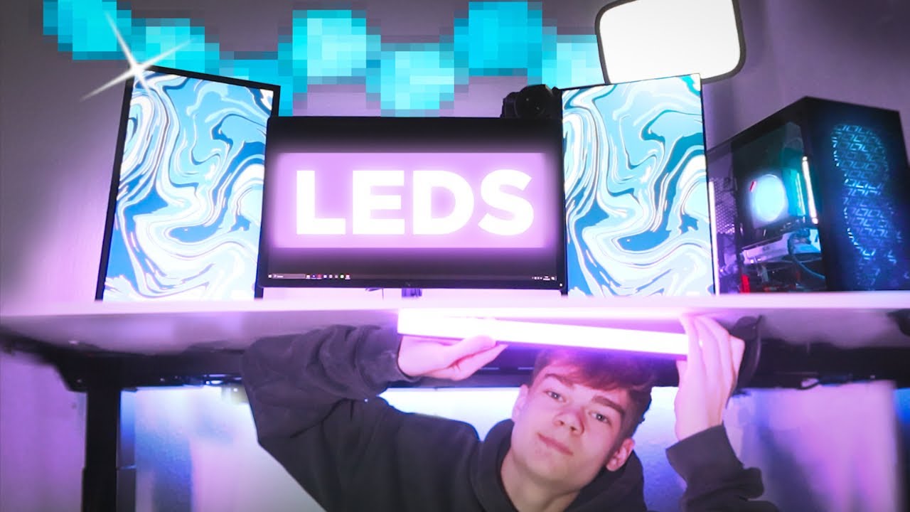 MEHR LEDS für mein Gaming Setup (Transformation)