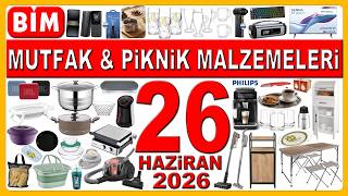 BİM DOPDOLU CUMA AKTÜEL LİSTESİ | PİKNİK MALZEMELERİ & ÇEYİZLİK AKTÜEL | BİM 26 HAZİRAN 2026