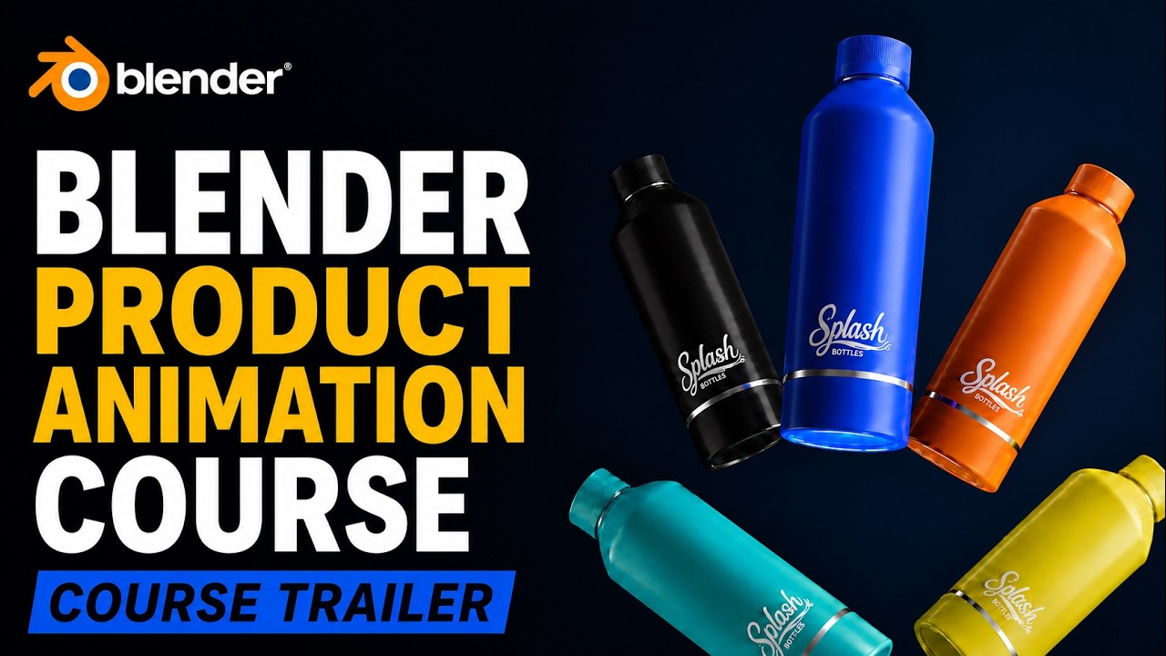 FREE Blender Product Animation Course: Official Trailer | JB 3D Studio