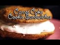 Vegan Carrot Cake Cookie Sandwich - Christmas dessert