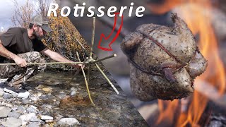 Nature Powered Rotisserie! Bushcraft CATCH & COOK by Clay Hayes 65,289 views 6 months ago 13 minutes, 14 seconds
