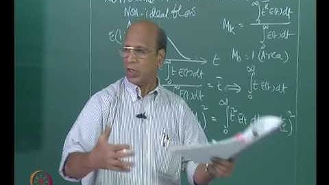 Mod-01 Lec-53 RTD for various reactors contd. Part II