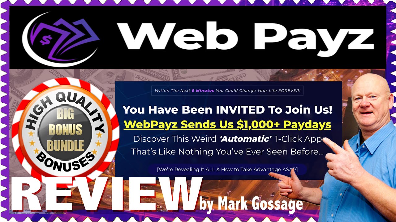 Web Payz Review With Walkthrough and 🚦 Massive WebPayz 🤐 Bonuses 🚦
