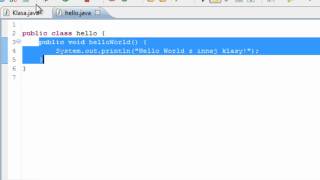 Kurs Java 13: Wiele Klas