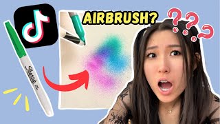 Reacting To CRAZY TikTok Art Hacks