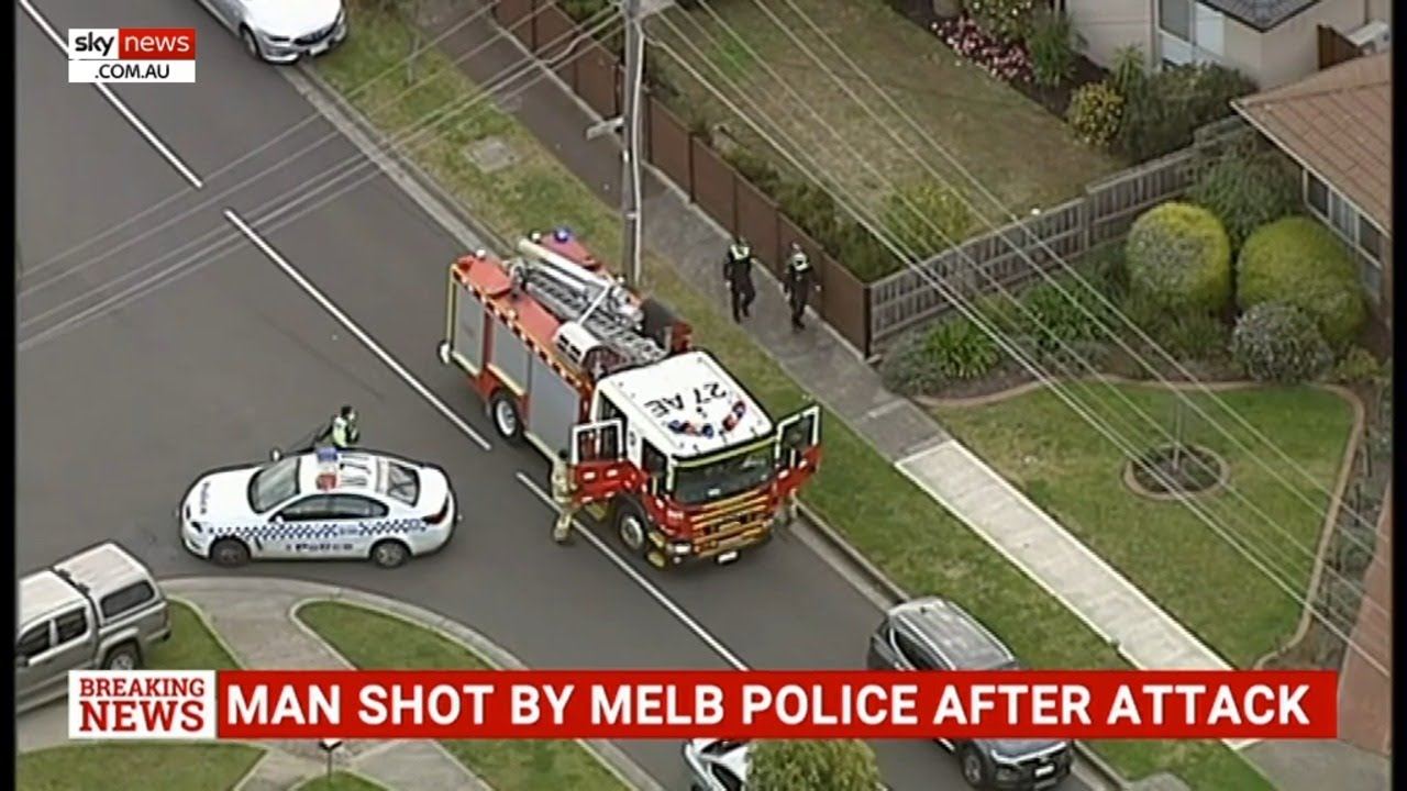 Man shot dead by police after Melbourne stabbing incident