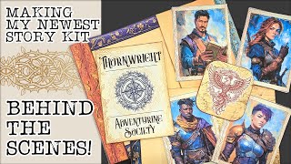 Meet Phoenix Squad! Creating My Next Story Paper Crafting Junk Journal Style Kit