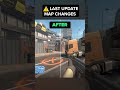 Map changes in the last CS2 update