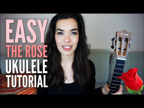 EASY Ukulele Tutorial ~ The Rose | Romantic Songs for Ukulele