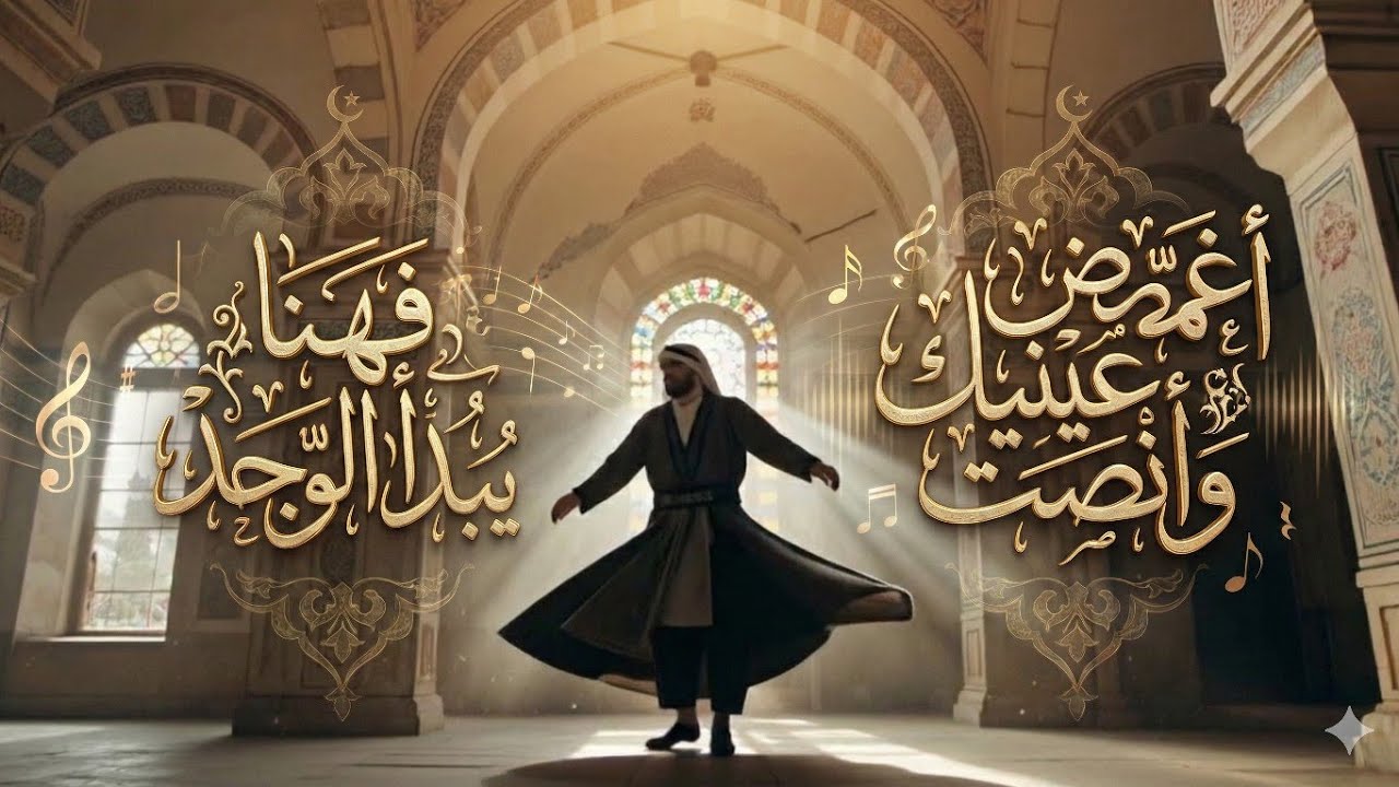 أنشودة يا محراب الوجد – أغمِض عينيك وأنصِت ... فهُنا يبدأ الوَجْد