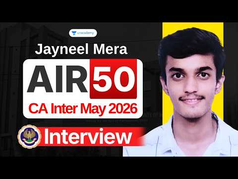 CA Inter May 2026 AIR 50 Jayneel Mera l CA Inter May Results l CA Inter Success Story