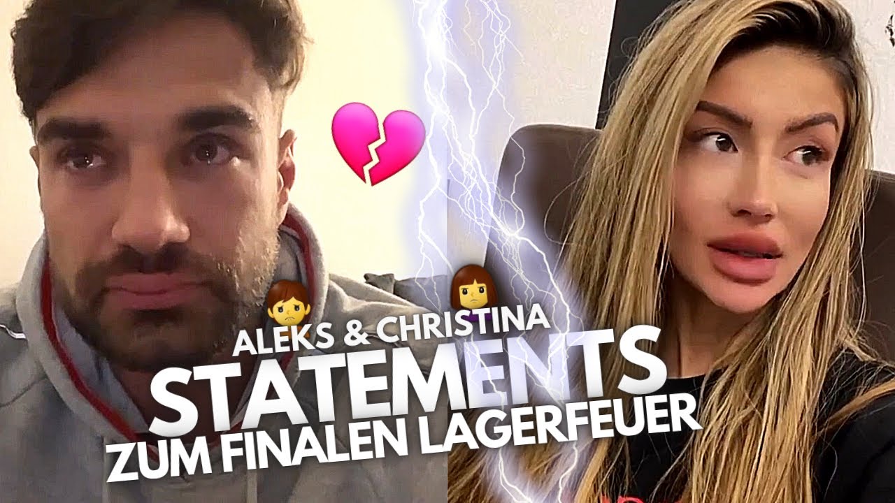 Aleks & Christina STATEMENTS zum finalen LAGERFEUER 💔 | Temptation Island VIP